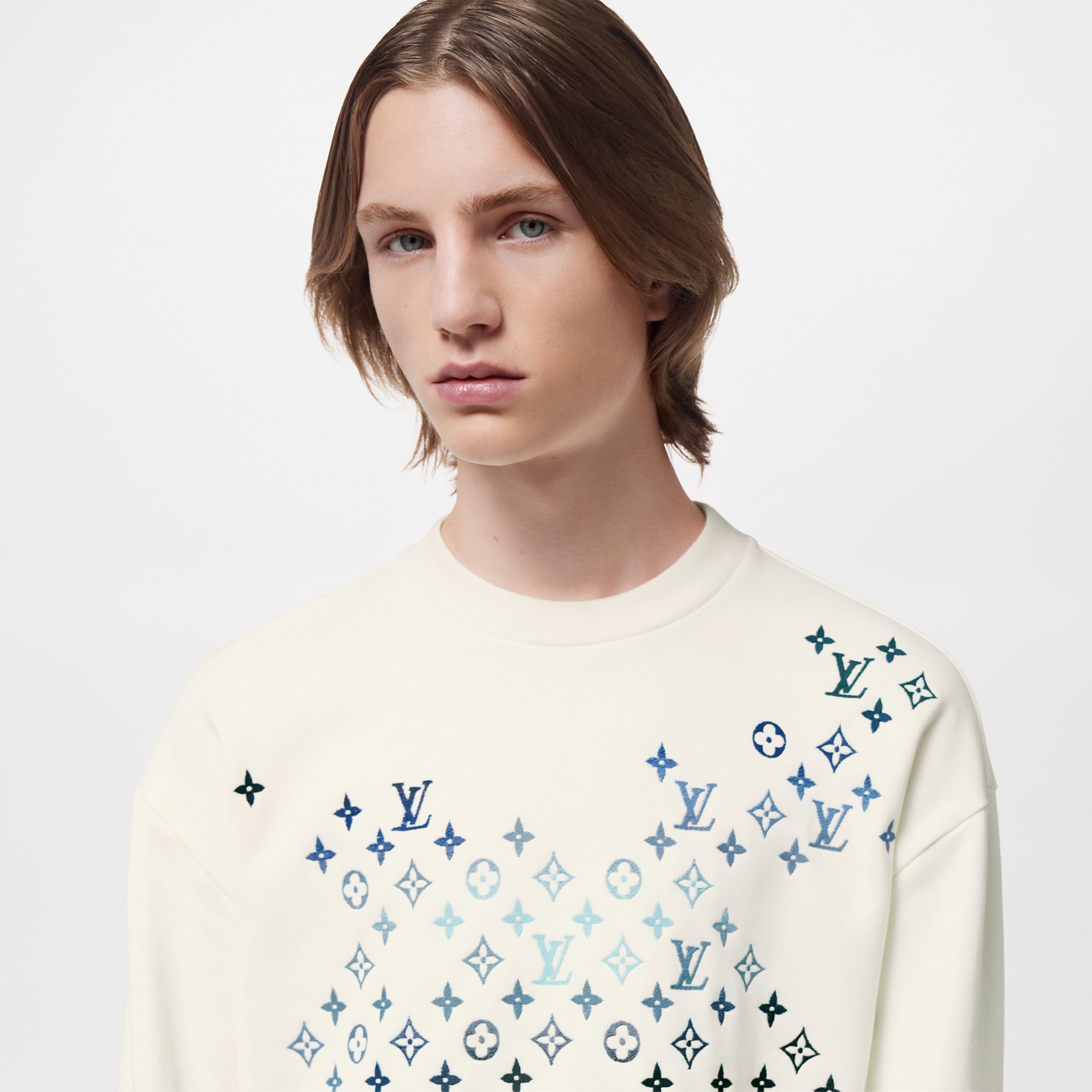 Louis vuitton hotsell white sweatshirt